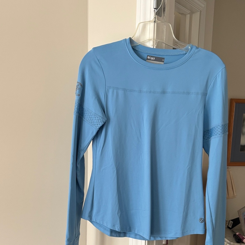 Lija Women's Long Sleeve Tee - Light Blue